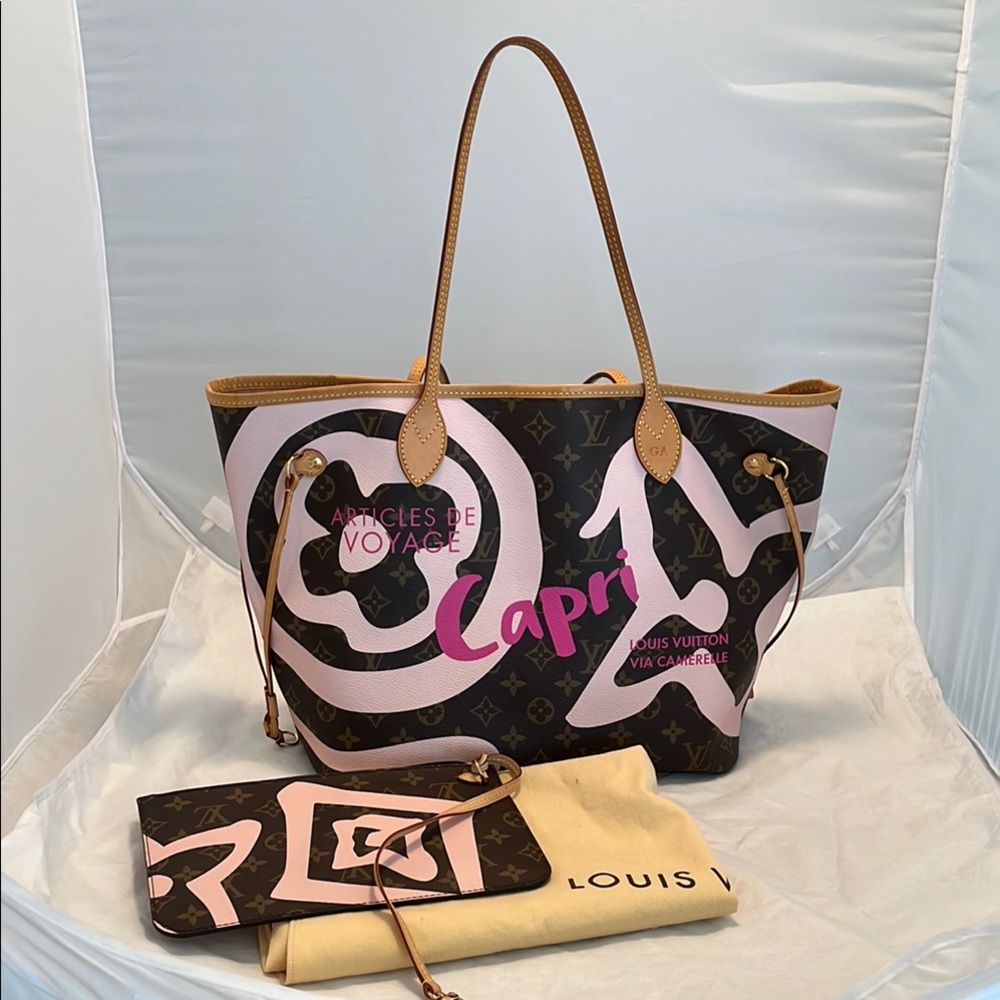 Louis Vuitton Tahitienne Cities Capri Neverfull MM